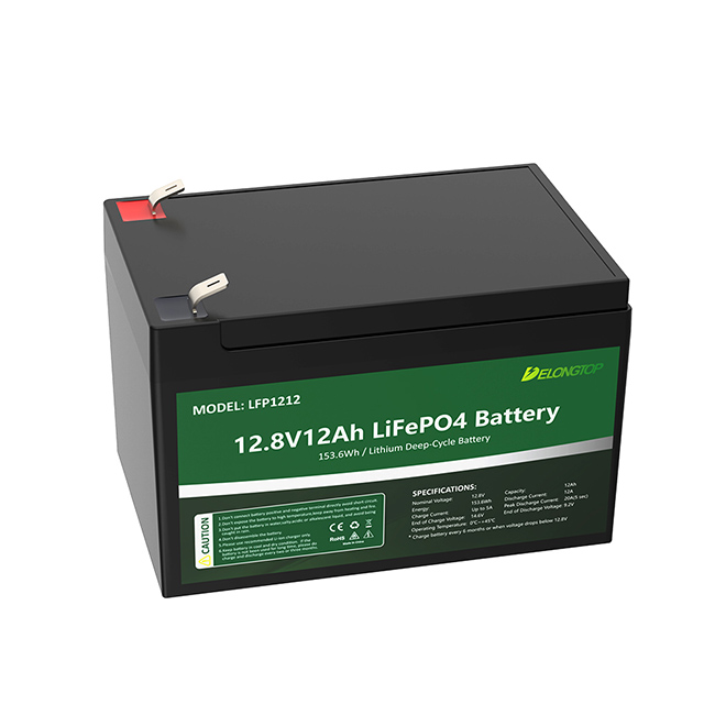 batería recargable del fosfato del hierro del litio de 12v 12ah Lifepo4 para el buscador de los pescados