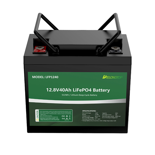 batería recargable del fosfato del hierro del litio de 12V 40AH Lifepo4 para el buscador de los pescados