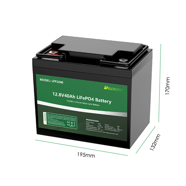 batería recargable del fosfato del hierro del litio de 12V 40AH Lifepo4 para el buscador de los pescados