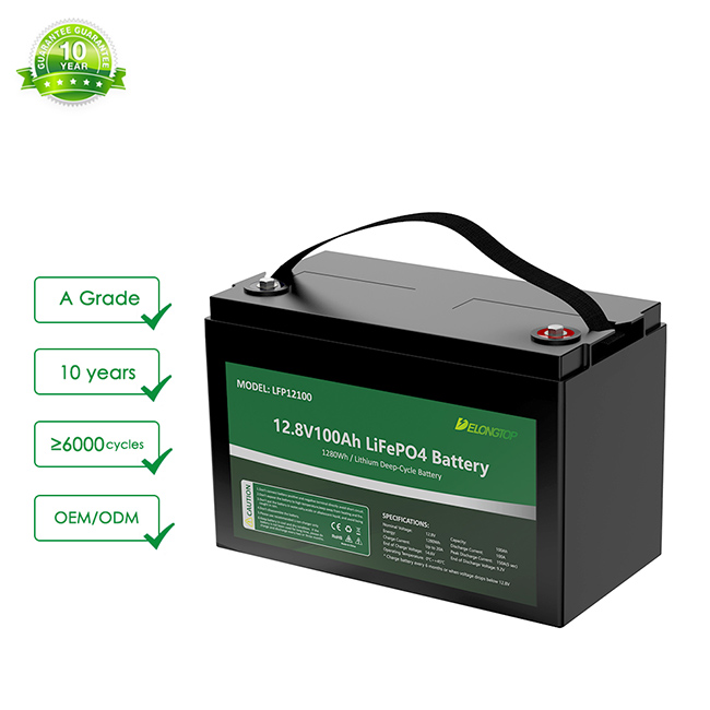batería recargable del fosfato del hierro del litio de 12V 100AH Lifepo4 para el buscador de los pescados